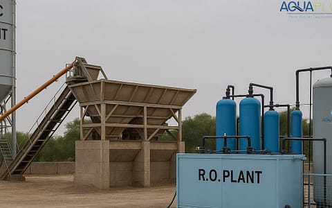 Reverse osmosis plants for construction